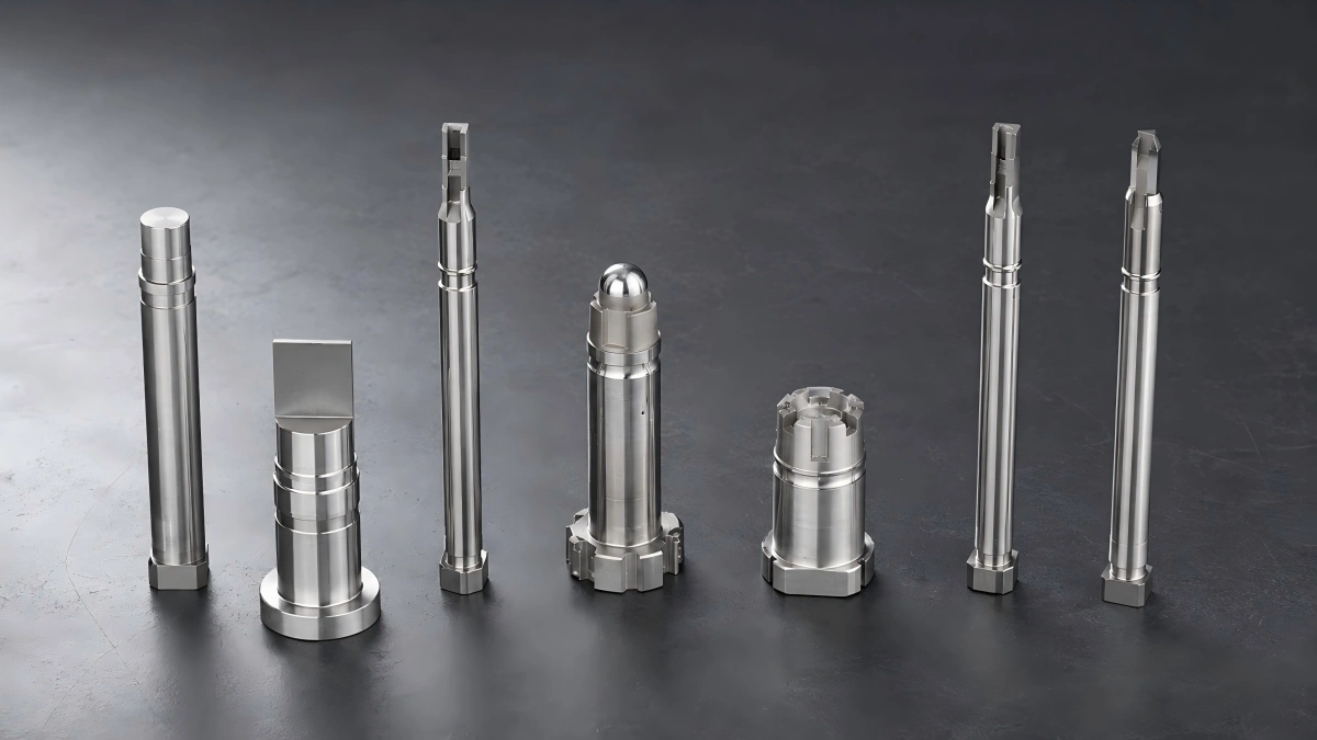 Precision mold components including cores, inserts, and fit-critical tooling parts